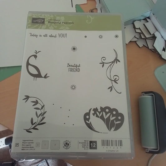 Stampin Up - Clear Stamp Set - Beautiful Peacock